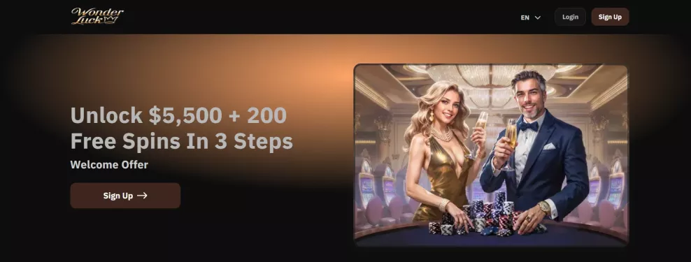 Wonderluck Casino Bonus Angebot